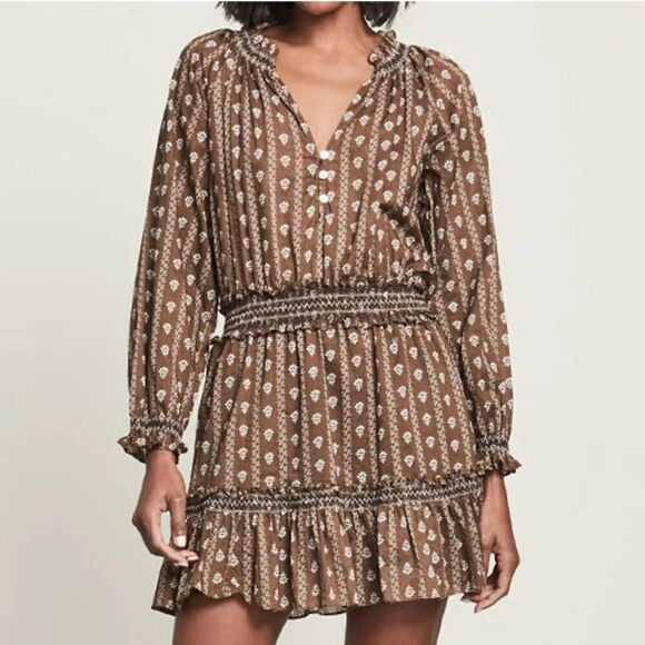 New Veronica Beard Hazel Print Espie Mini Dress Small - Picture 1 of 15